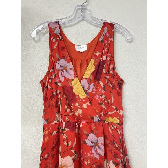 Johnny Was Jade Nidra Silk Wrap Dress Women’s Size Medium Floral (no Belt) Fairy - Picture 8 of 15